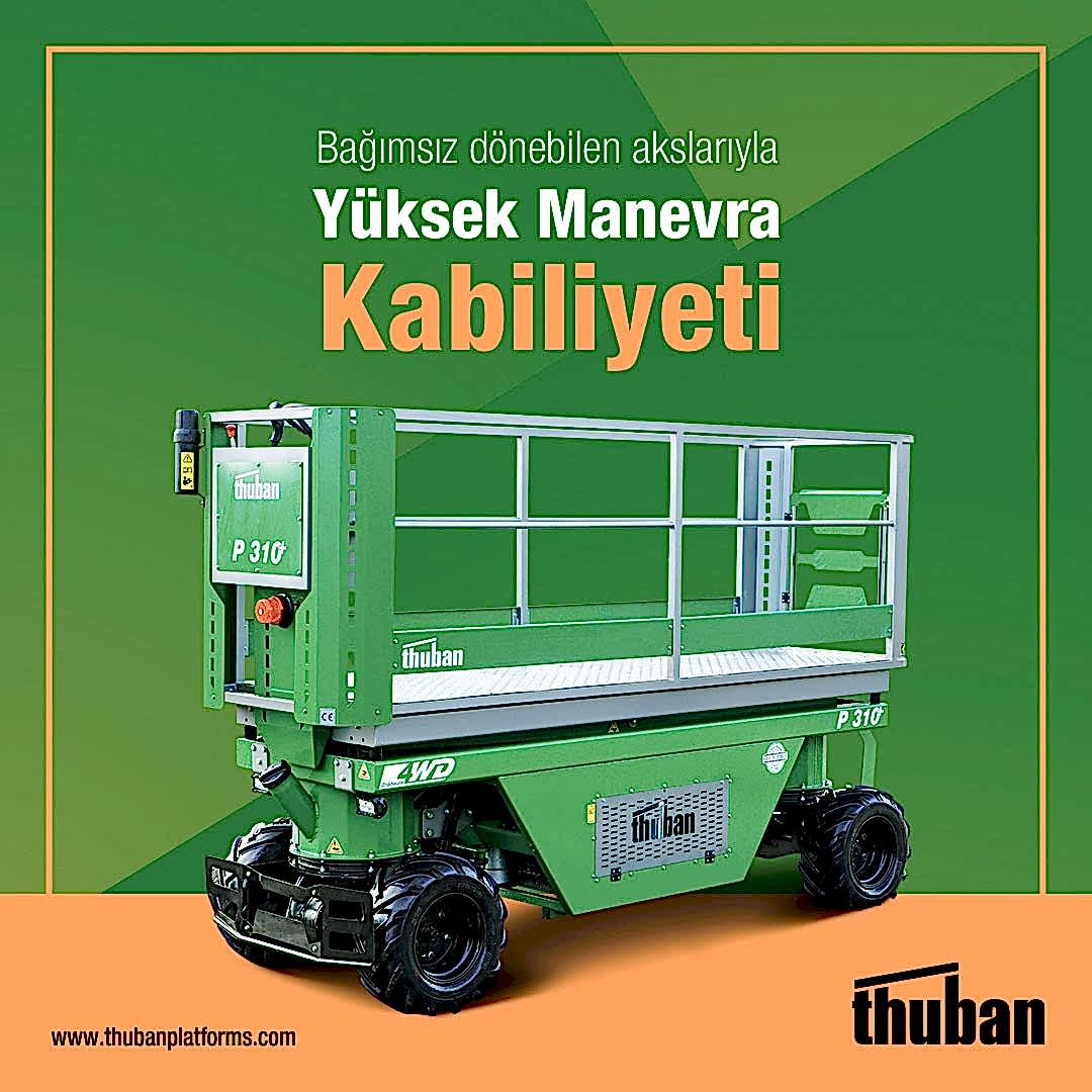 iş makineleri instagram postu tasarımı